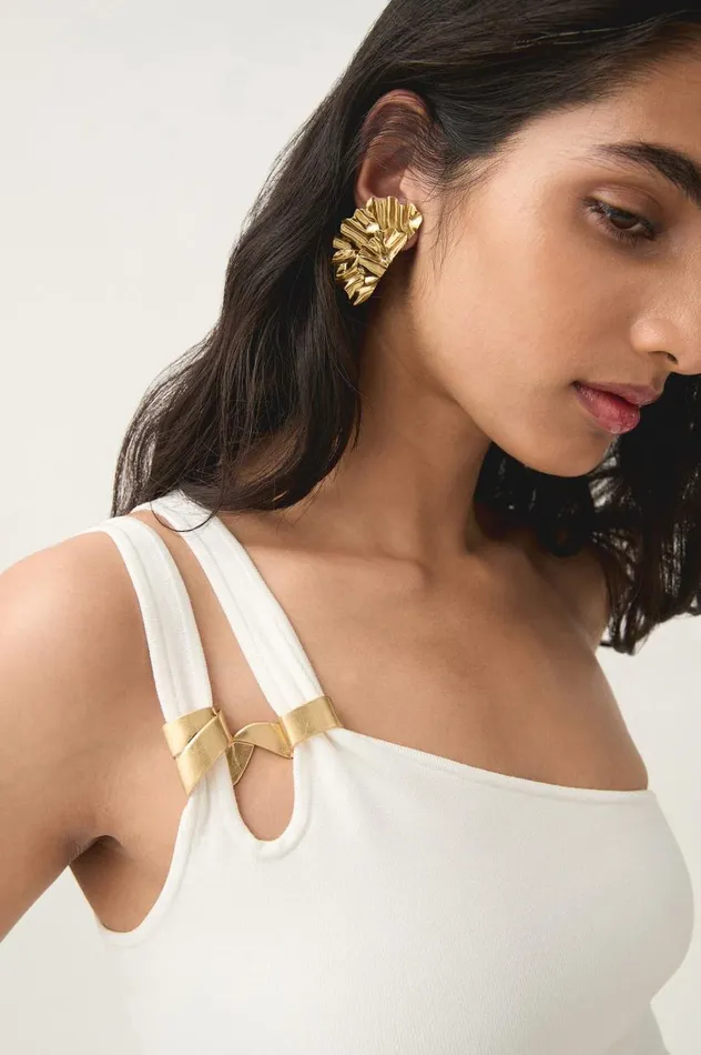 Aje Tops Vibrancy Knit Sleeveless Top Ivory 8211 Women Aje Tops Vibrancy Knit Sleeveless Top Ivory 8211 Women