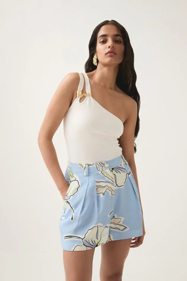 Aje Tops Vibrancy Knit Sleeveless Top Ivory 8211 Women Aje Tops Vibrancy Knit Sleeveless Top Ivory 8211 Women