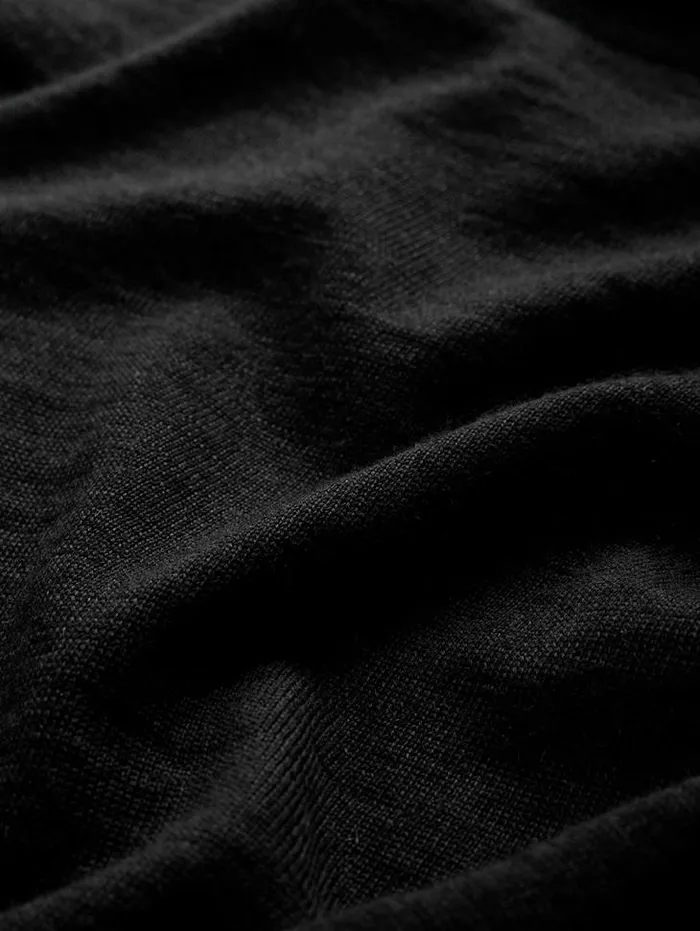 ALONTE MOCK NECK Black Men John Varvatos Sweaters