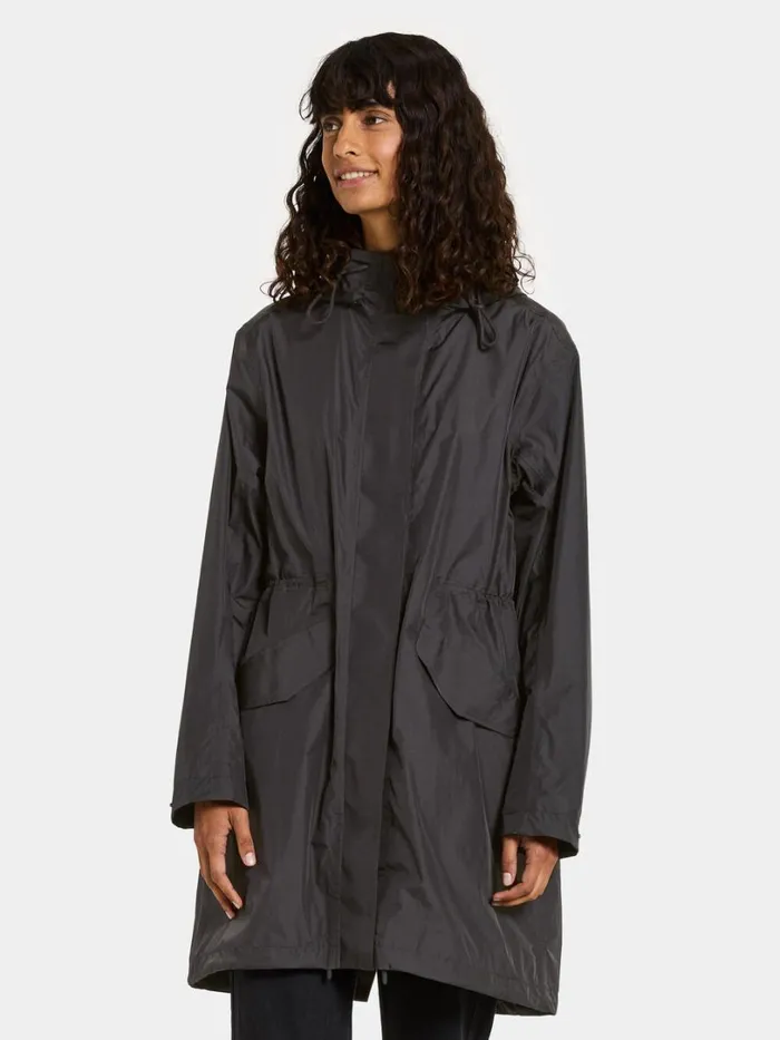 Amell Parka Black Women Didriksons Spring Jackets