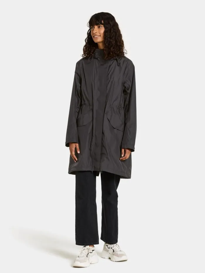 Amell Parka Black Women Didriksons Spring Jackets