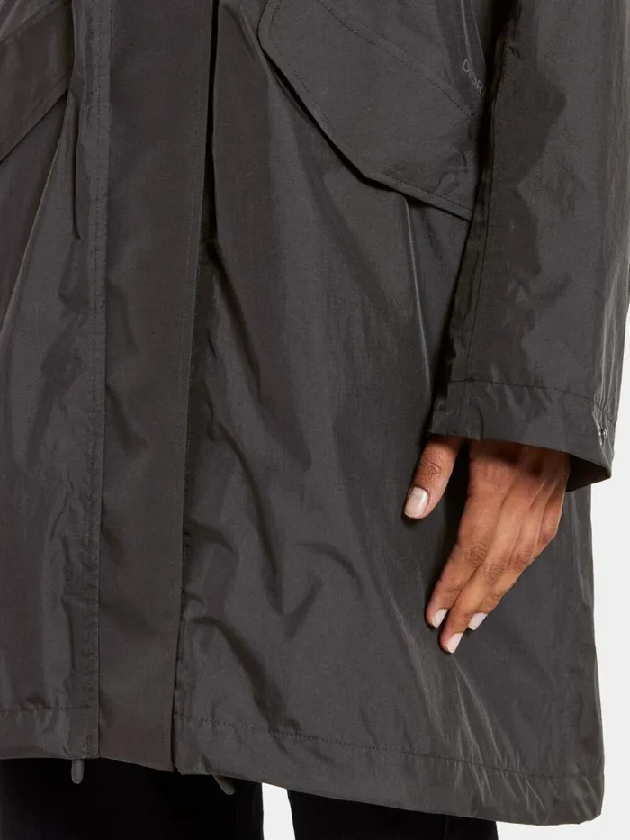 Amell Parka Black Women Didriksons Spring Jackets