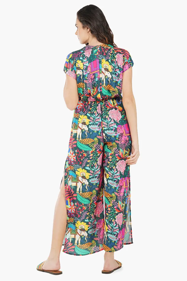 America and Beyond Jumpsuits Women Persian Paradise Jumpsuit 8211 Boho Jumpsuit With Pockets For Women