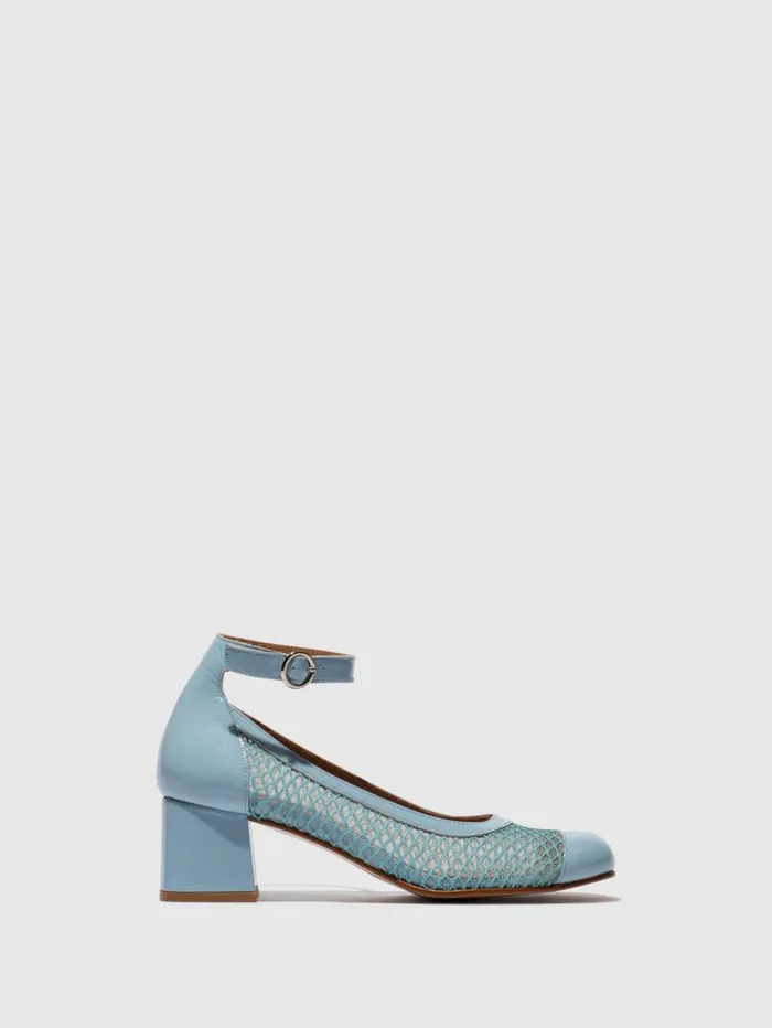 Ankle Strap Shoes SALZ274FLY SKY BLUE Women Fly London Shoes