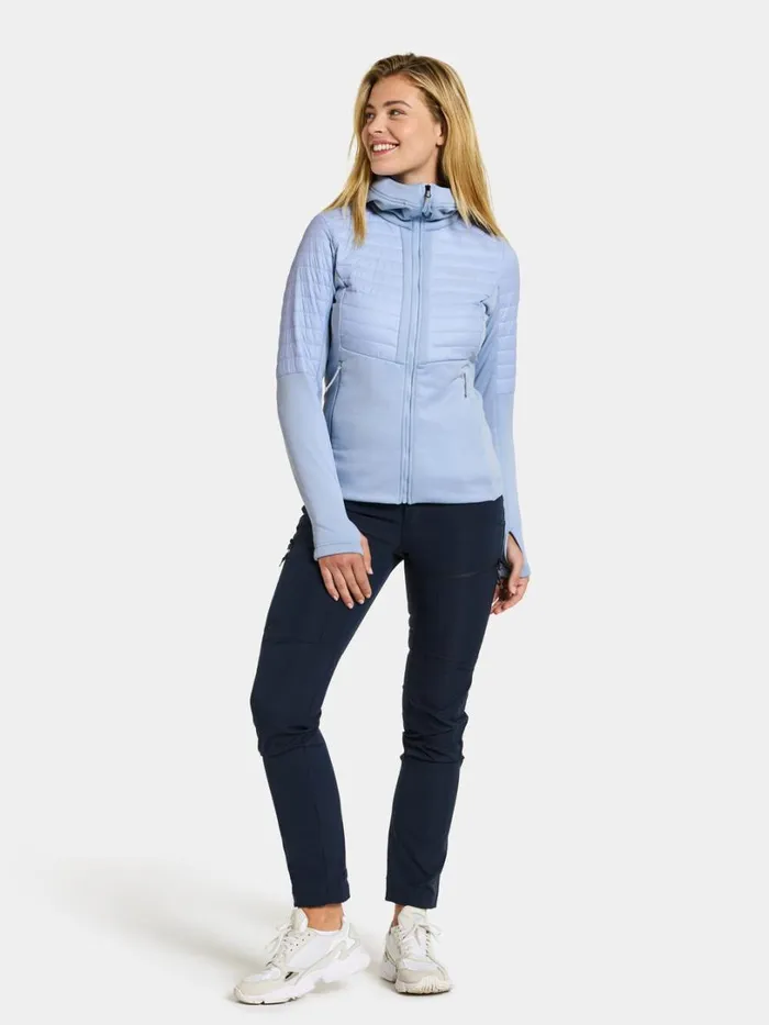 Annema Fullzip Sea Blue Women Didriksons Outdoor Jackets