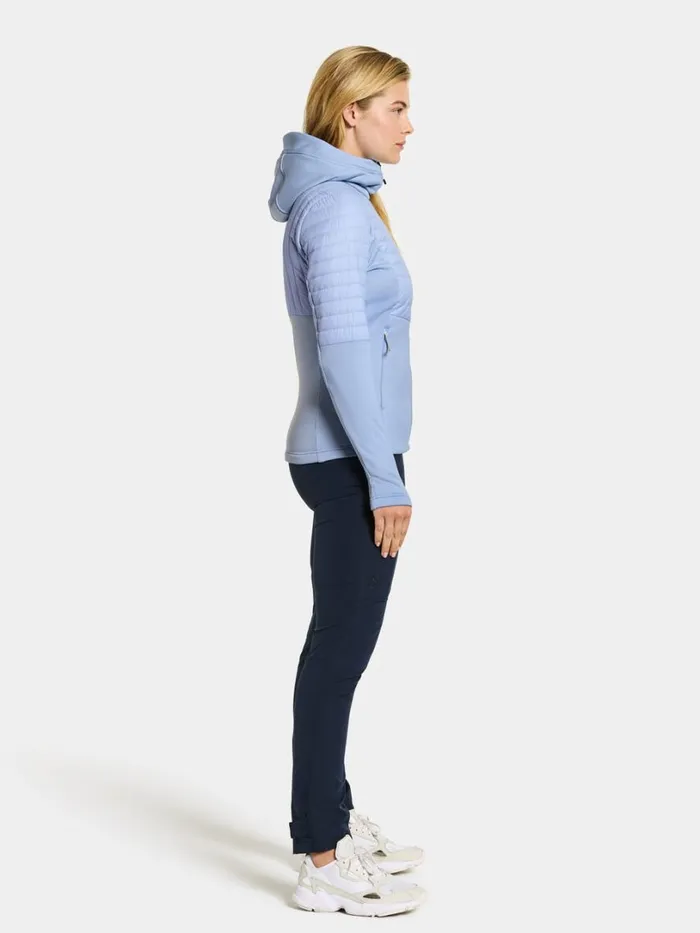 Annema Fullzip Sea Blue Women Didriksons Outdoor Jackets