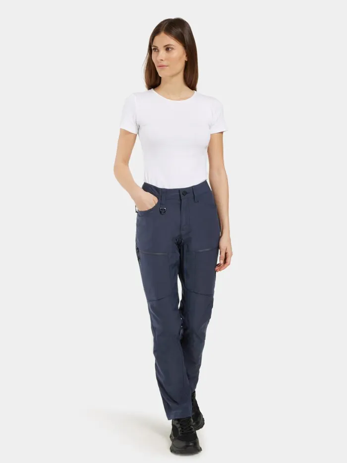 Ara Pants Dark Night Blue Women Didriksons Walking Trousers