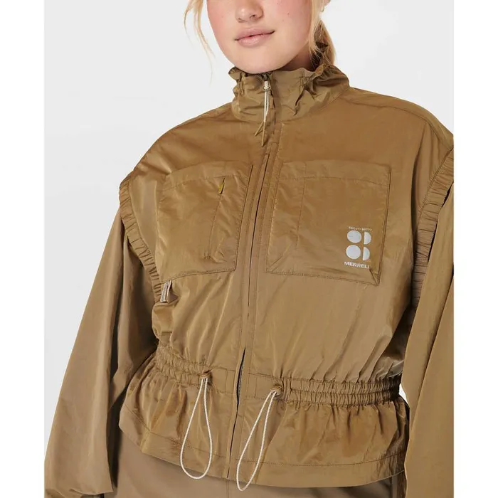 Ascend 2 In 1 Hiking Jacket X Sweaty Betty Antique Copper Women Merrell Tops Ascend 2 In 1 Hiking Jacket X Sweaty Betty Antique Copper Women Merrell Tops