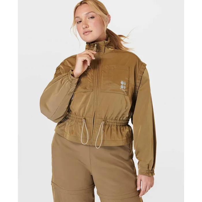 Ascend 2 In 1 Hiking Jacket X Sweaty Betty Antique Copper Women Merrell Tops Ascend 2 In 1 Hiking Jacket X Sweaty Betty Antique Copper Women Merrell Tops