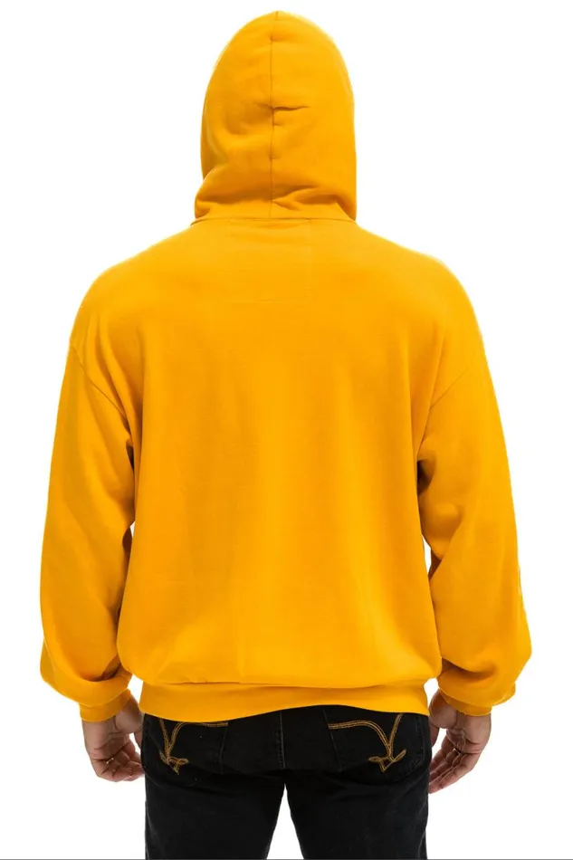 Aspen Relaxed Pullover Hoodie 8211 Gold WomenMen Aviator Nation Hoodies
