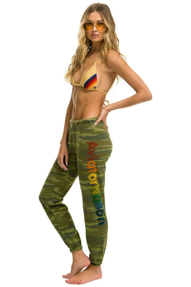 Aspen Sweatpants 8211 Camo Women Aviator Nation Sweatpants