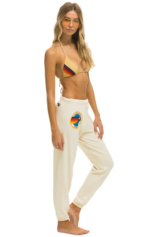 Aspen Sweatpants 8211 Vintage White Women Aviator Nation Sweatpants
