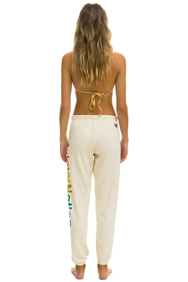 Aspen Sweatpants 8211 Vintage White Women Aviator Nation Sweatpants