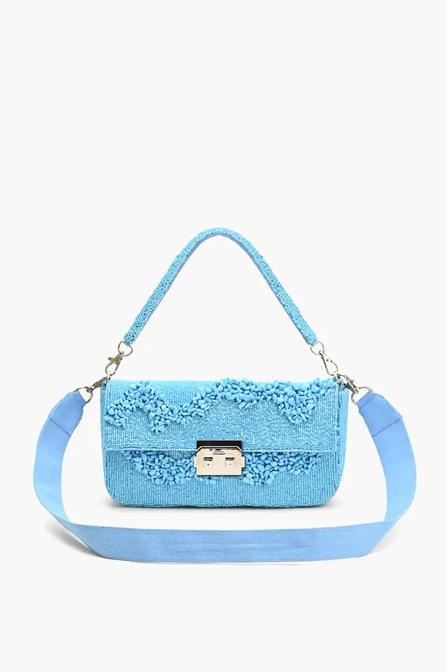 Azure Blue Skyline Shoulder Bag Shoulder Bags America and Beyond Women