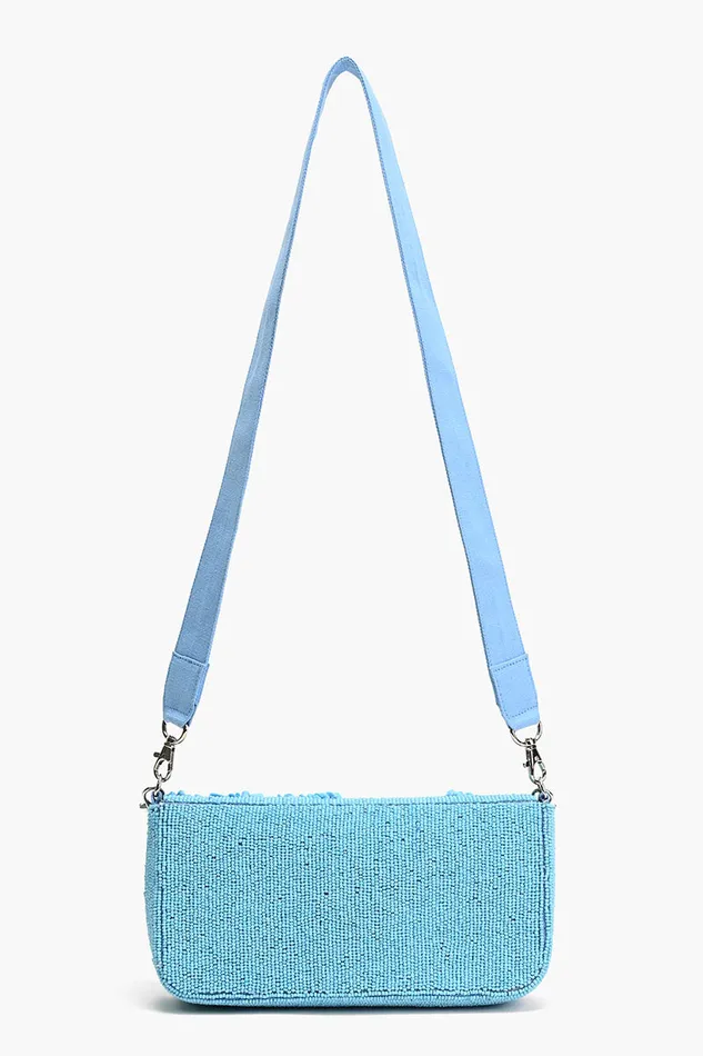 Azure Blue Skyline Shoulder Bag Shoulder Bags America and Beyond Women