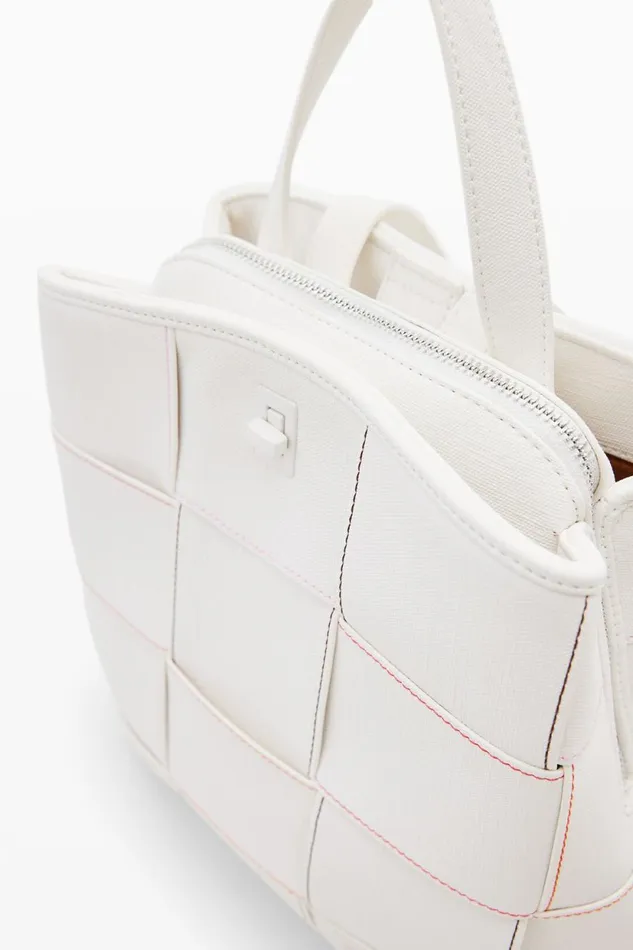 Backpacks Women Desigual S Woven Backpack White