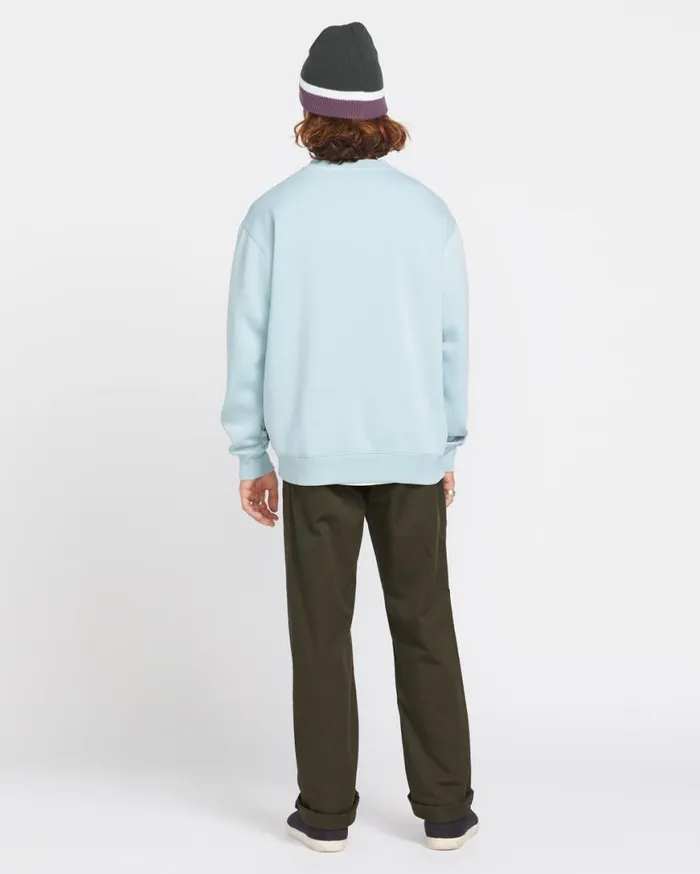 Backwash Crew Sweatshirt 8211 Road Sky Mens Volcom Hoodies and Sweatshirts