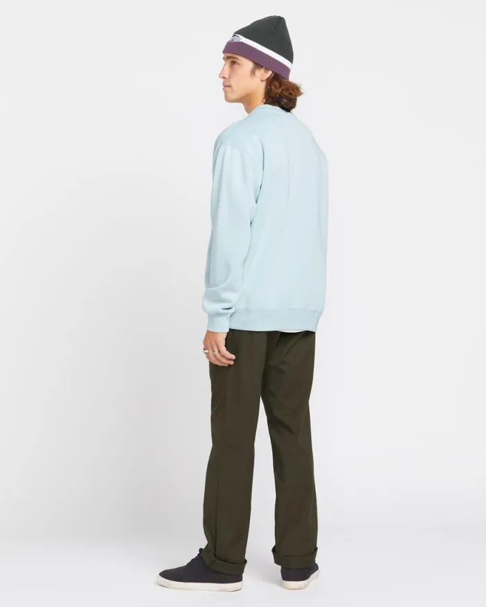 Backwash Crew Sweatshirt 8211 Road Sky Mens Volcom Hoodies and Sweatshirts