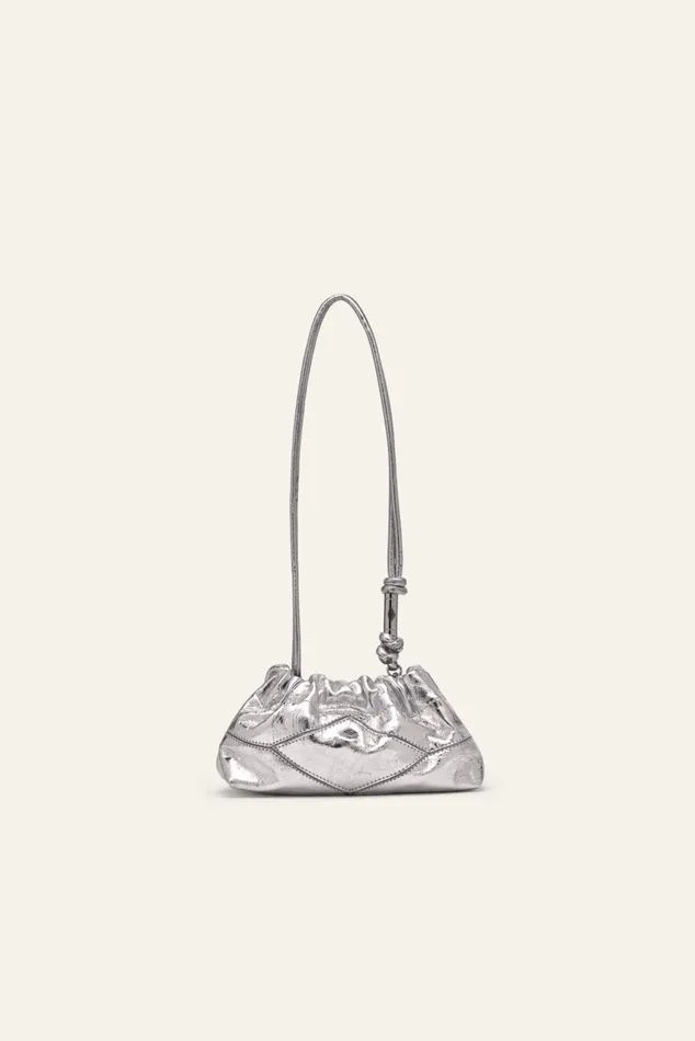Bag With Creased Details June Gray Women Baandsh Bags