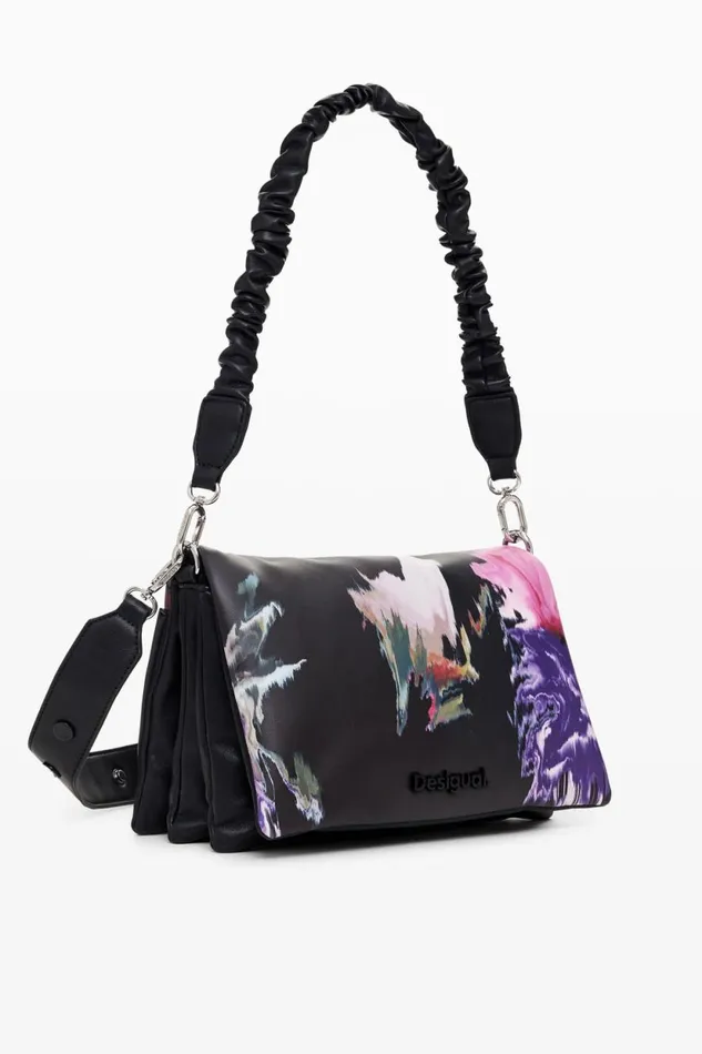 Bags Women Desigual Faux Leather Bag Black