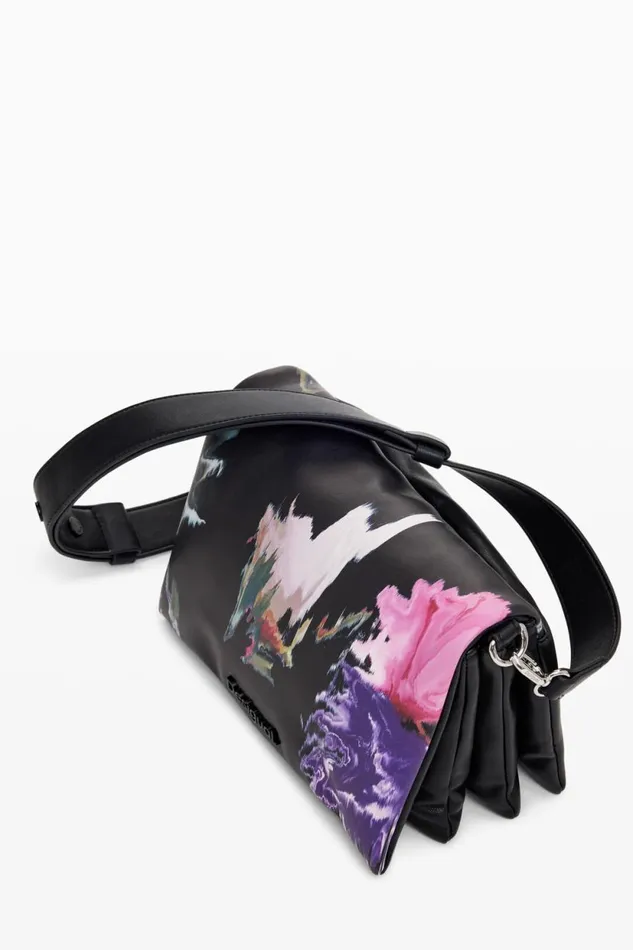 Bags Women Desigual Faux Leather Bag Black