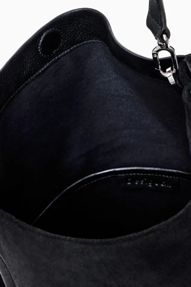 Bags Women Desigual Leather M Bag Black