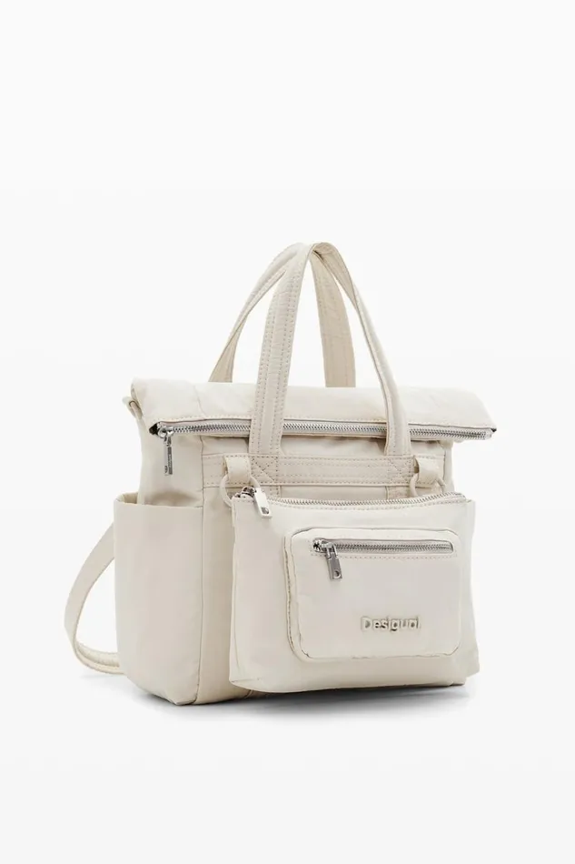 Bags Women Desigual M Multiposition Voyager Backpack White