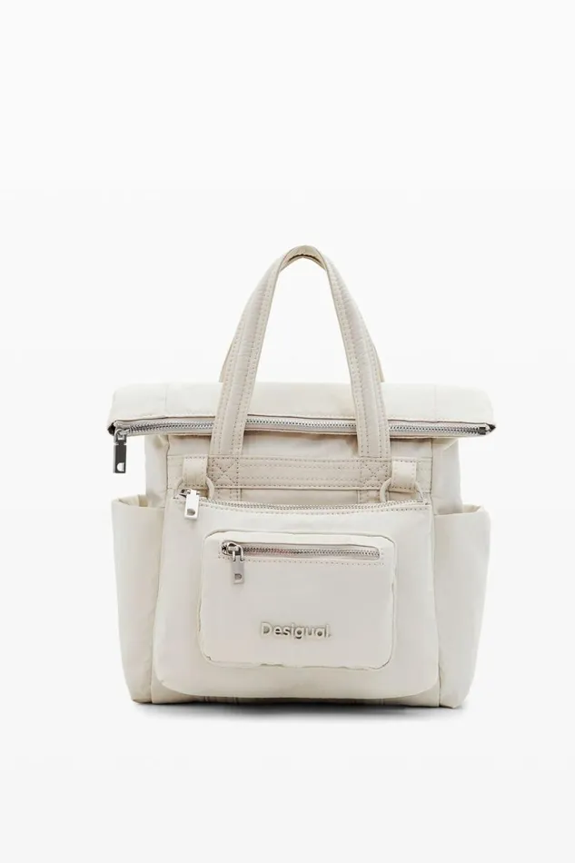 Bags Women Desigual M Multiposition Voyager Backpack White