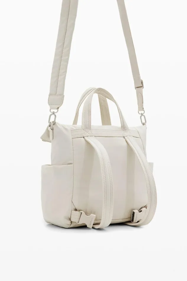 Bags Women Desigual M Multiposition Voyager Backpack White