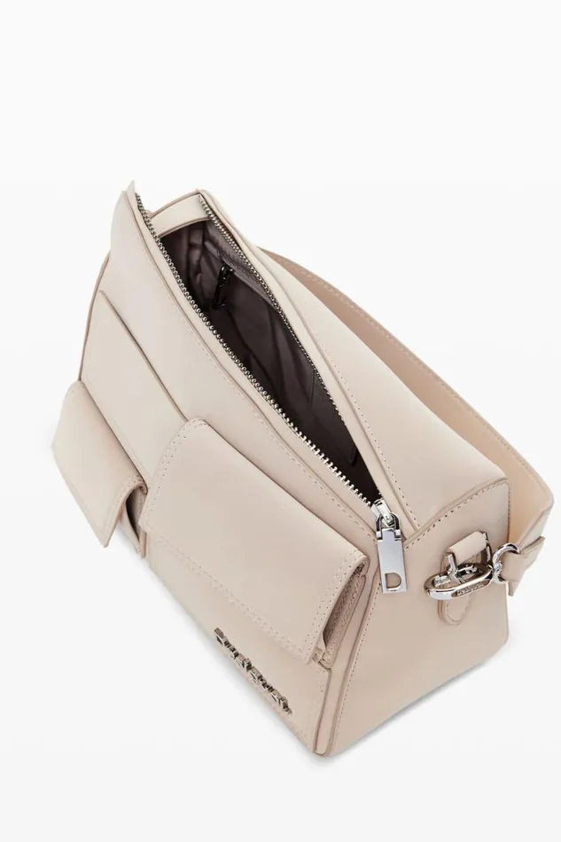 Bags Women Desigual Multipocket Shoulder Bag White
