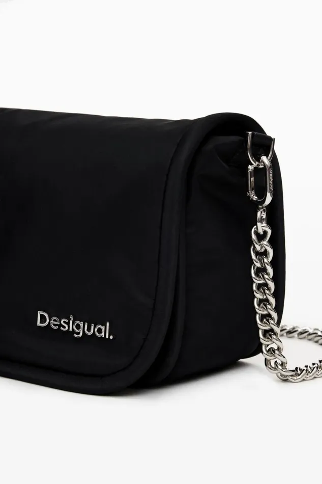 Bags Women Desigual Nylon Crossbody Bag Black