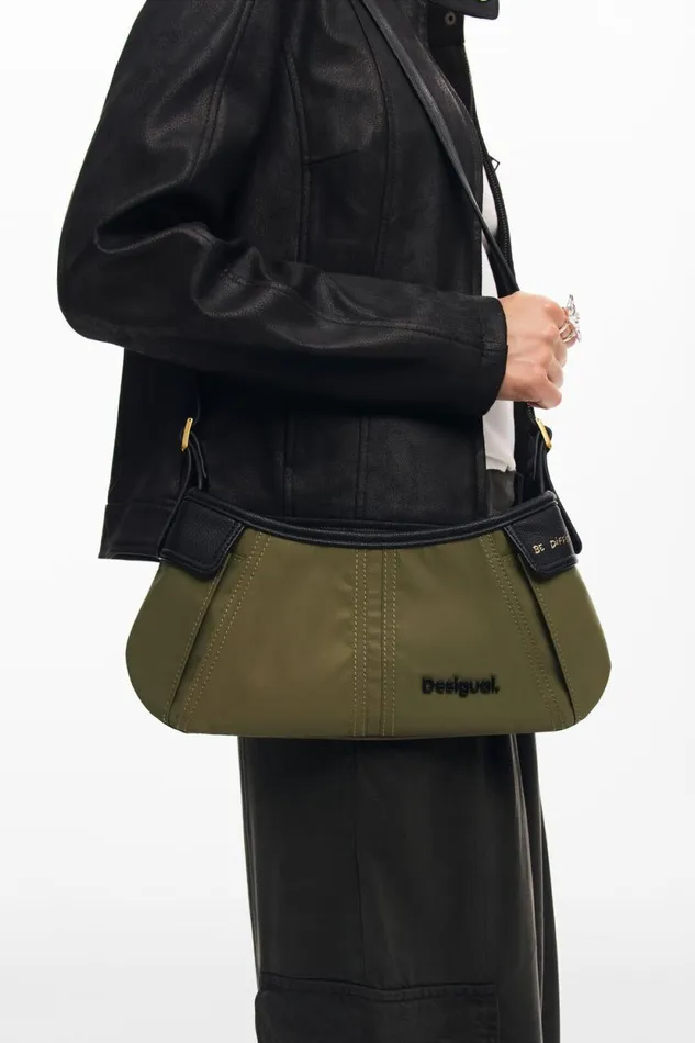 Bags Women Desigual Shoulder Bag Multipocket Desigual Green