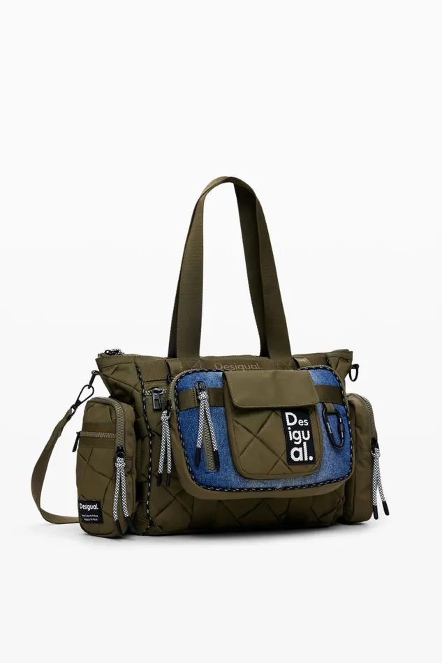 Bags Women Desigual Voyager Bowling Bag Green