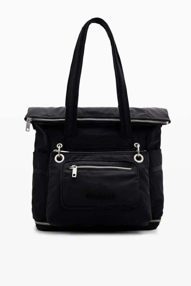 Bags Women Desigual XL Multiposition Voyager Backpack Black