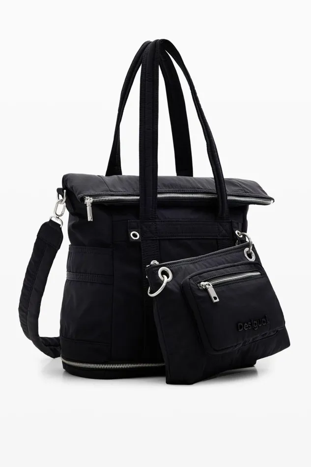 Bags Women Desigual XL Multiposition Voyager Backpack Black