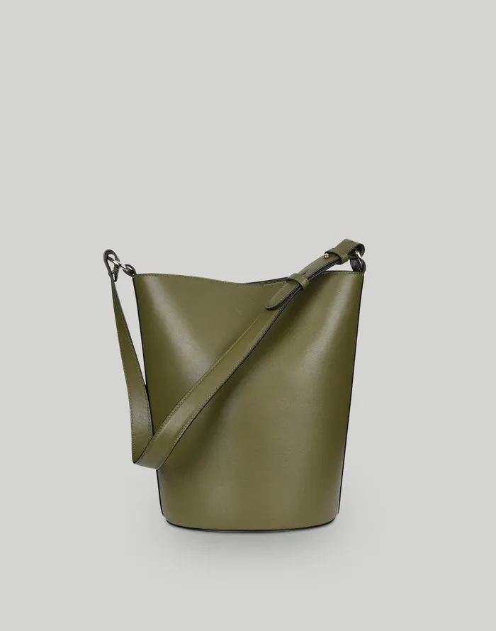 Bags Women Madewell Hyer Goods Luxe Convertible Bucket Bag Olive