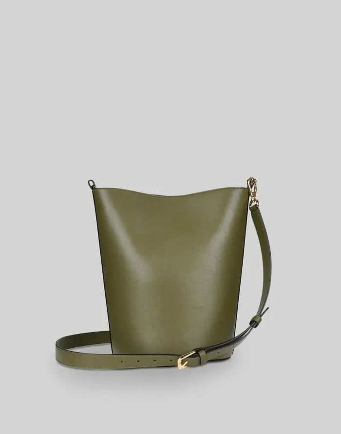 Bags Women Madewell Hyer Goods Luxe Convertible Bucket Bag Olive