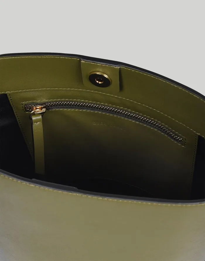Bags Women Madewell Hyer Goods Luxe Convertible Bucket Bag Olive