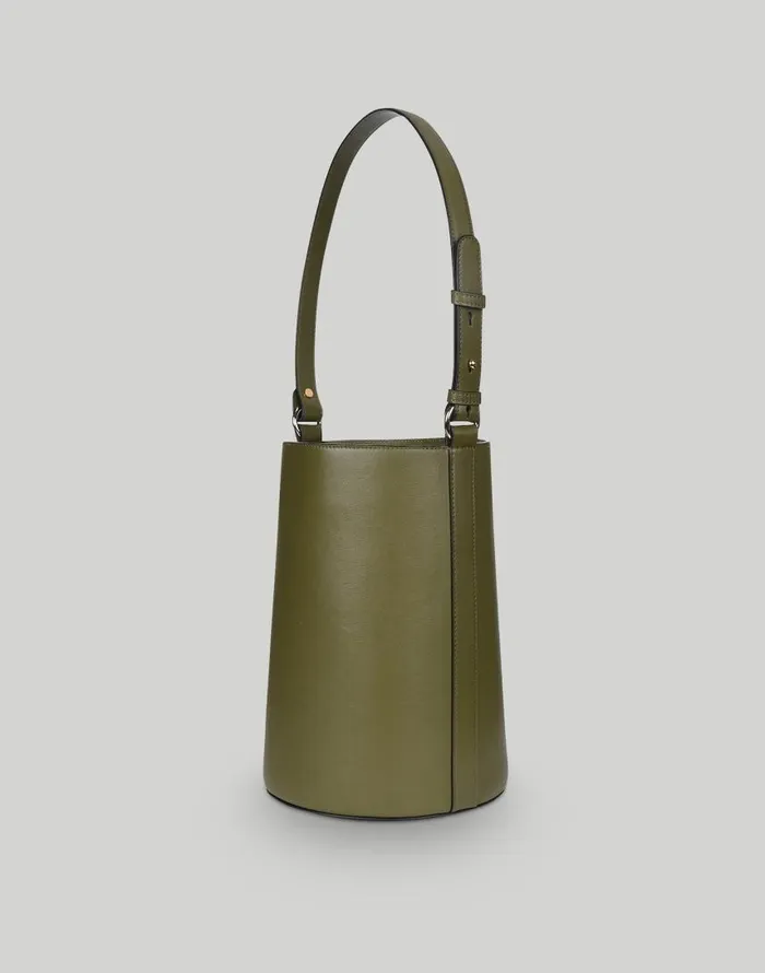 Bags Women Madewell Hyer Goods Luxe Convertible Bucket Bag Olive