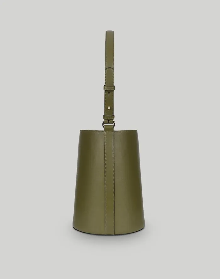 Bags Women Madewell Hyer Goods Luxe Convertible Bucket Bag Olive