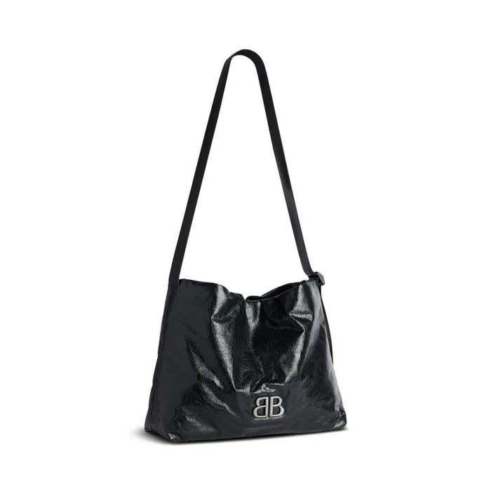 Balenciaga Bags and Totes Men Men039s Monaco Small Eastwest Hobo Bag In Black Black Balenciaga Bags and Totes Men Men039s Monaco Small Eastwest Hobo Bag In Black Black