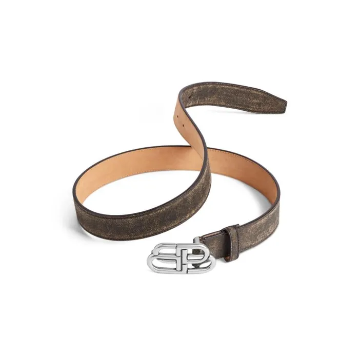 Balenciaga Belts Men Men039s Bb Large Belt In Brown Brown Balenciaga Belts Men Men039s Bb Large Belt In Brown Brown