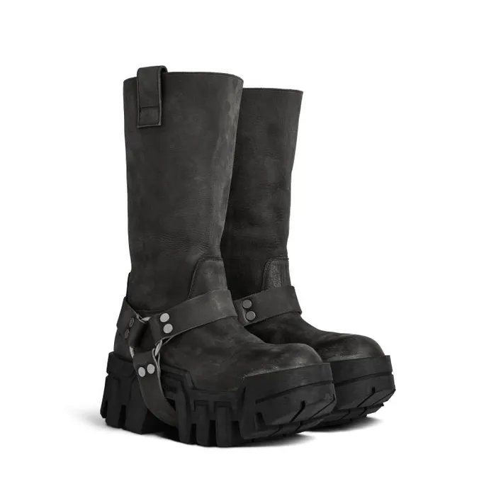 Balenciaga Boots and Ankle Boots Women Women039s Bulldozer Harness Boot In Black Black Balenciaga Boots and Ankle Boots Women Women039s Bulldozer Harness Boot In Black Black