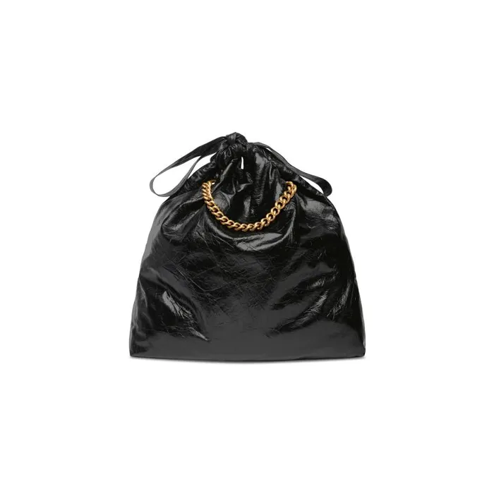 Balenciaga Chain Bags Women Women039s Crush Medium Tote Bag In Black Black Balenciaga Chain Bags Women Women039s Crush Medium Tote Bag In Black Black