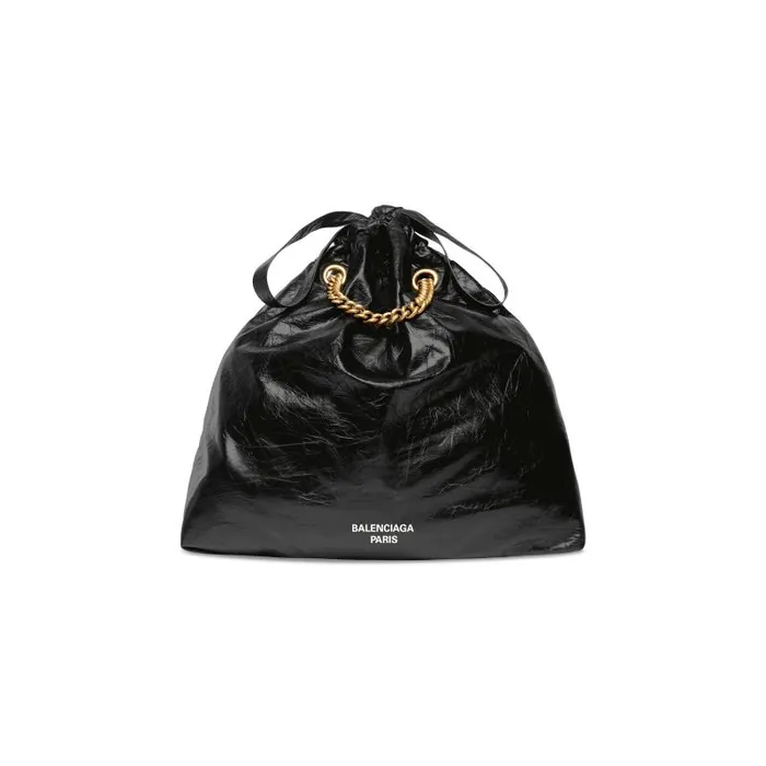 Balenciaga Chain Bags Women Women039s Crush Medium Tote Bag In Black Black Balenciaga Chain Bags Women Women039s Crush Medium Tote Bag In Black Black