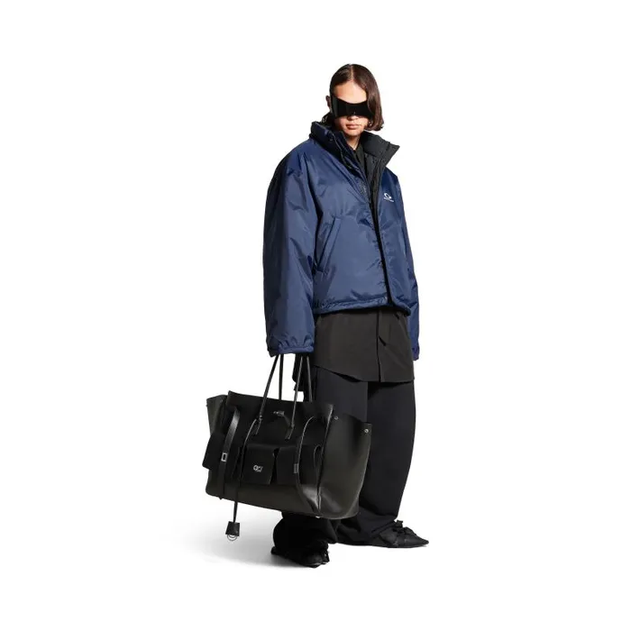 Balenciaga Coats and Jackets Women Women039s Loop Sport Icon Reversible Puffer In Blackblue Blackblue Balenciaga Coats and Jackets Women Women039s Loop Sport Icon Reversible Puffer In Blackblue Blackblue