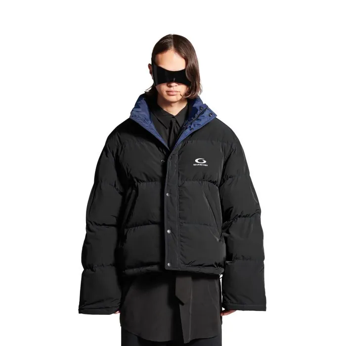 Balenciaga Coats and Jackets Women Women039s Loop Sport Icon Reversible Puffer In Blackblue Blackblue Balenciaga Coats and Jackets Women Women039s Loop Sport Icon Reversible Puffer In Blackblue Blackblue