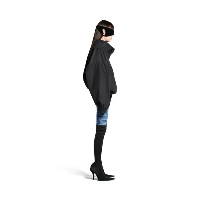 Balenciaga Coats and Jackets Women Women039s Loop Sports Icon Off Shoulder Jacket In Black Black Balenciaga Coats and Jackets Women Women039s Loop Sports Icon Off Shoulder Jacket In Black Black