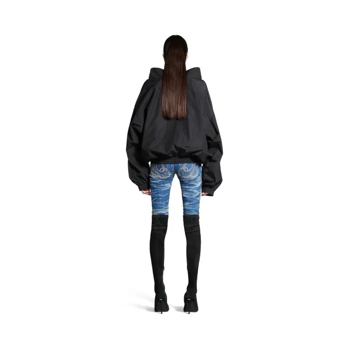 Balenciaga Coats and Jackets Women Women039s Loop Sports Icon Off Shoulder Jacket In Black Black Balenciaga Coats and Jackets Women Women039s Loop Sports Icon Off Shoulder Jacket In Black Black