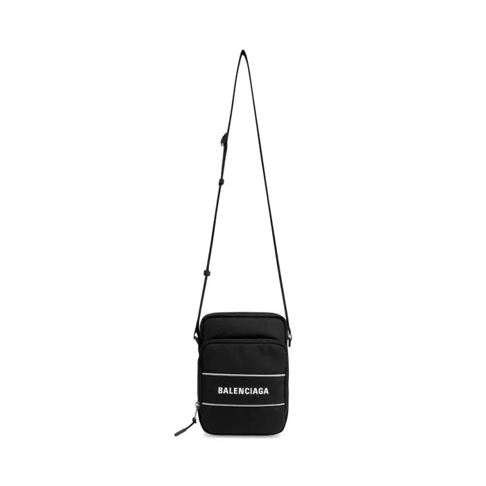 Balenciaga Crossbodies and Messengers Men Men039s Sport Small Messenger Bag In Blackwhite Blackwhite Balenciaga Crossbodies and Messengers Men Men039s Sport Small Messenger Bag In Blackwhite Blackwhite